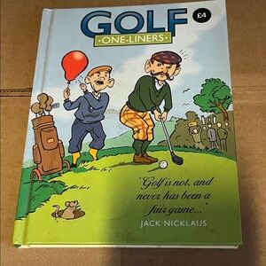Golf One-Liners Hardcover Book - Green Cover Nicklaus